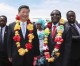 Mugabe welcomes Chinese President Xi in Zimbabwe