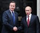 Putin to meet Cameron in London