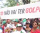 “There will be no coup”: Rousseff supporters protest in Brazil